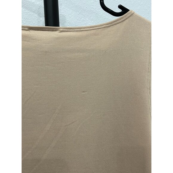 Bronte and Tallulah Womens Beige Sleeveless Top With Embellishments SZ Medium - Picture 6 of 8